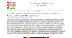 Desktop Screenshot of ckcc.com